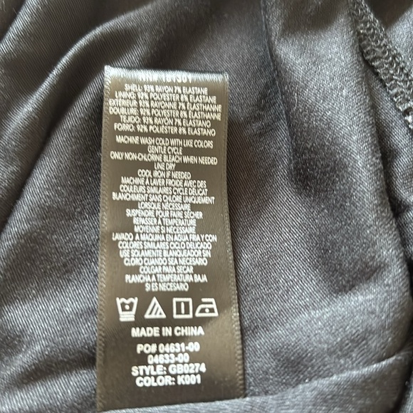 GOOD AMERICAN Long Sleeved Deep Plunge Bodysuit, Size 3 (L?) - Picture 8 of 8